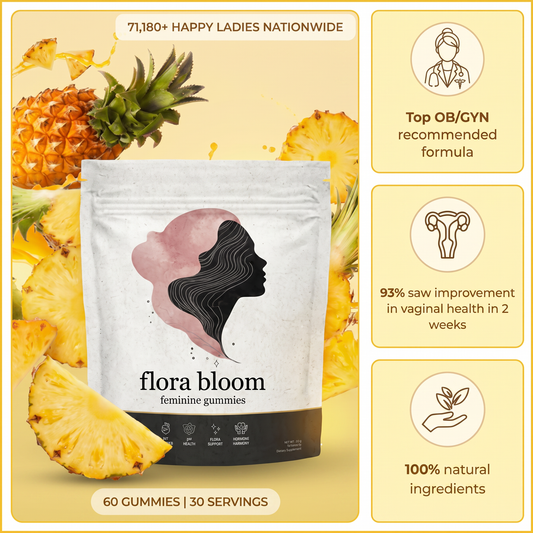 Flora Bloom Vaginal Probiotic - 100% Real Feminine Gummies